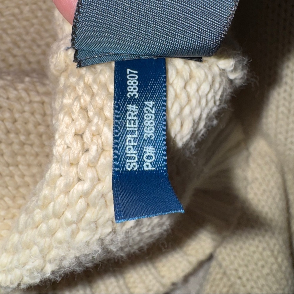 Ralph Lauren Men's Beige 1/4 Zip Sweater XL - Picture 7 of 7